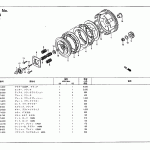 NSR50／ミニ ブロックNo.E-4 クラッチ p2-7 | MotoPicnic MINIBIKE 